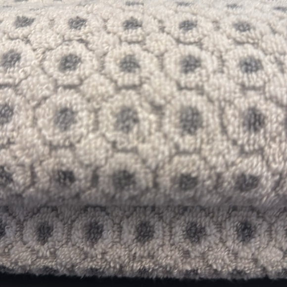 2pc ECOEXISTENCE Eco-Melange Quick Dry Bath Towel Set - Zero Twist Loops - Gray - Picture 5 of 6